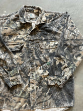 Load image into Gallery viewer, Vintage Mossy Oak Breakup Camo Chamois Shirt (L)