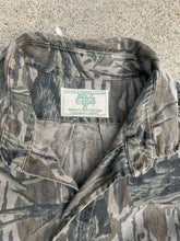Load image into Gallery viewer, Vintage Mossy Oak Treestand Button Up Strap Shirt (L)