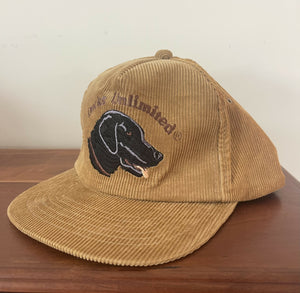 Ducks Unlimited Corduroy Black Lab Snapback Hat