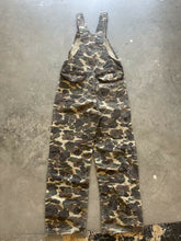 Load image into Gallery viewer, Vintage Carhartt Duck Camo Overalls (32x30)