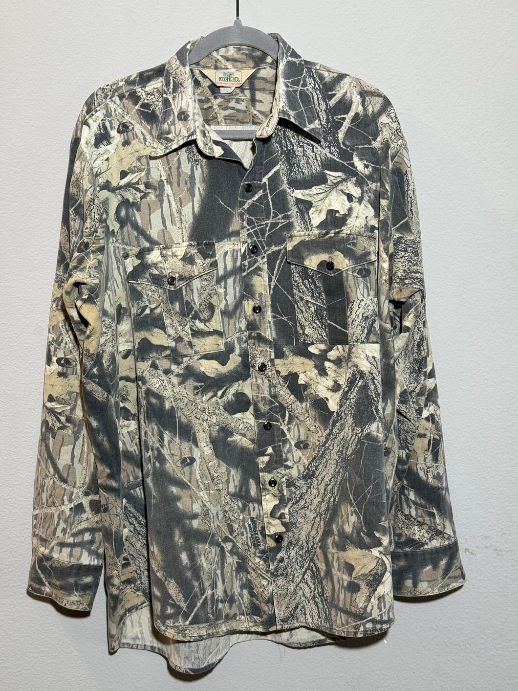 90’s Redhead Mossy Oak Breakup Shirt (XXL)