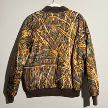 Load image into Gallery viewer, 00’s Cabela’s Mossy Oak Shadowgrass Bomber Jacket (M)