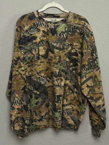 00’s Mossy Oak Forest Floor Crewneck Sweatshirt (XL)