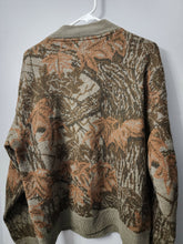 Load image into Gallery viewer, 90’s Cabela's Henley Camo Wool Sweater Large 🇺🇸
