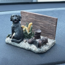 Load image into Gallery viewer, Mallard Black Lab Business Card Holder