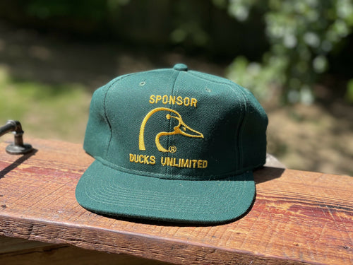 Vintage Ducks Unlimited Sponsor Snap Back