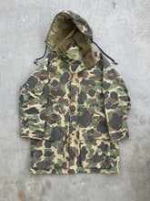 Load image into Gallery viewer, Vintage Duxbak Duck Camo Courd Collar Rain Jacket (S)