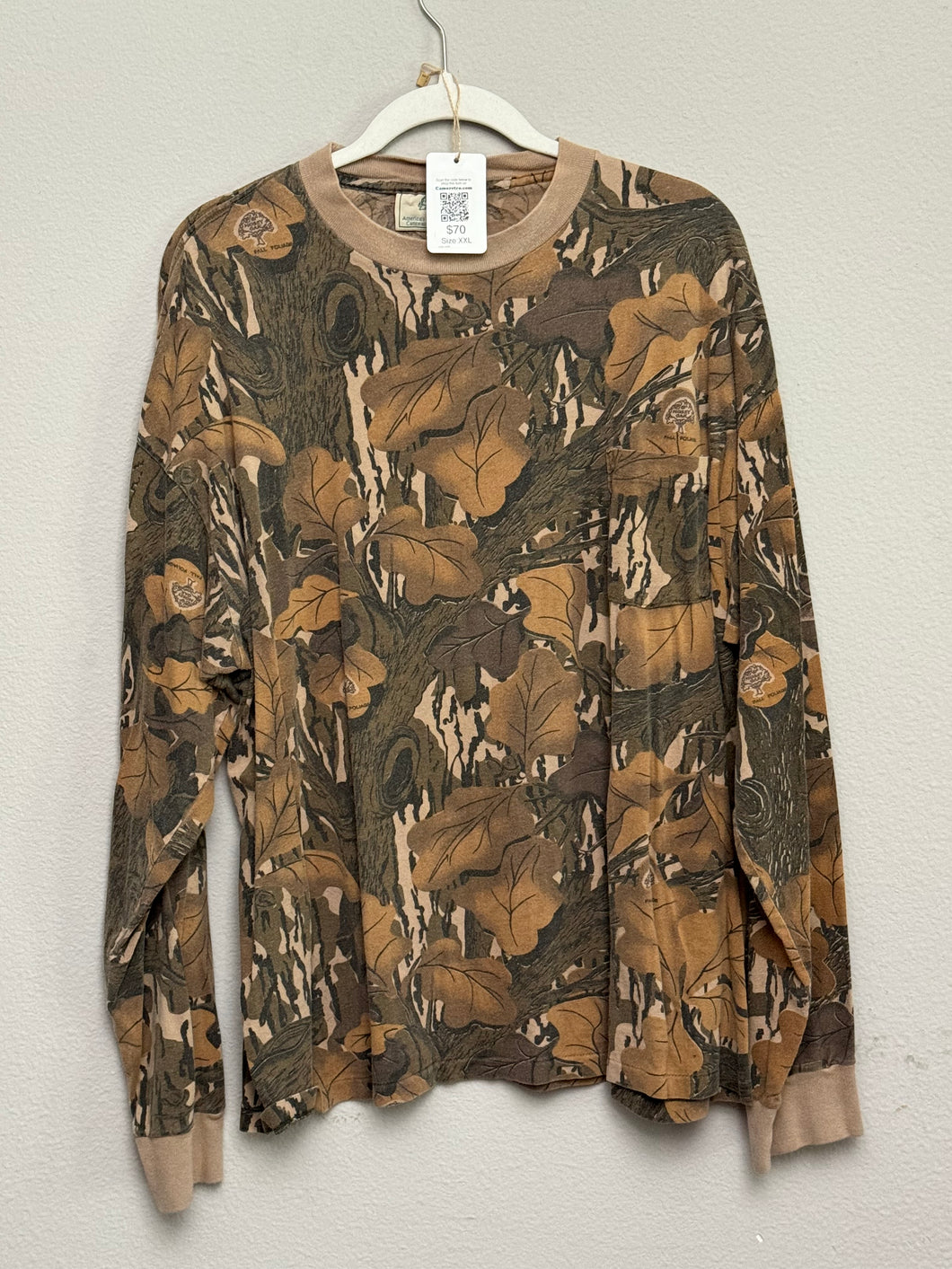 90’s Mossy Oak Fall Foliage Pocket Shirt (XXL) 🇺🇸