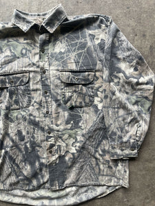 Vintage MossyOak Breakup Camo Gen 1 Button-Up Shirt (XXL)