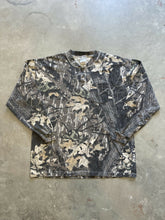 Load image into Gallery viewer, Vintage Mossy Oak Breakup Camo Henley Shirt (XL)