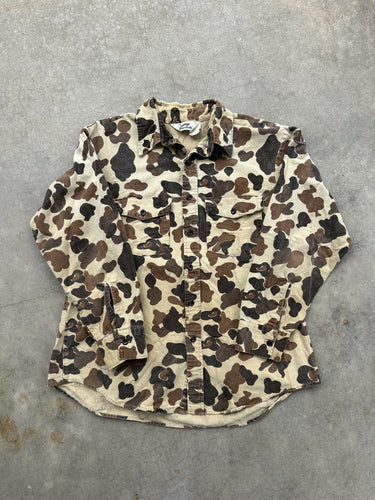 Vintage Duxbak Duck Camo Chamios (L/XL)