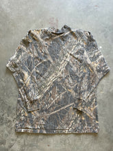 Load image into Gallery viewer, Vintage Mossy Oak Shadow Branch Camo Mock Neck Shirt (XL)