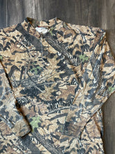 Load image into Gallery viewer, Vintage Mossy Oak Forest Floor Camo Henley Shirt (2XL)