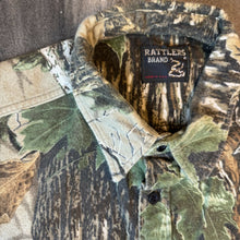Load image into Gallery viewer, 1990’s Realtree Camo Chamois Shirt (2XL)