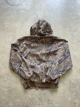 Load image into Gallery viewer, Vintage Mossy Oak Treestand Camo Hoodie Jacket (L)