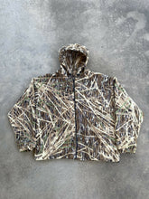 Load image into Gallery viewer, Vintage MossyOak Shadow Grass Camo Fleece Hoodie (XL)