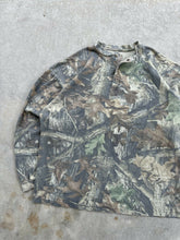 Load image into Gallery viewer, Vintage Duxbak Realtree Advantage Timber Camo Henley (XL)