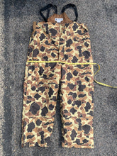 Load image into Gallery viewer, Columbia Old School Camo Insulated Bibs (XXL)