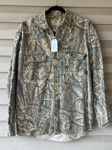 00’s Mossy Oak Shadowgrass Chamois Shirt (M)