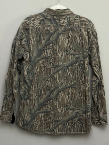 90’s Browning Mossy Oak Treestand Chamois Shirt (L)