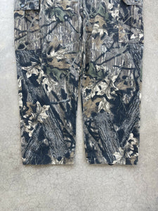 Vintage MossyOak Breakup Camo Adjustable Waist Pants (XXL)