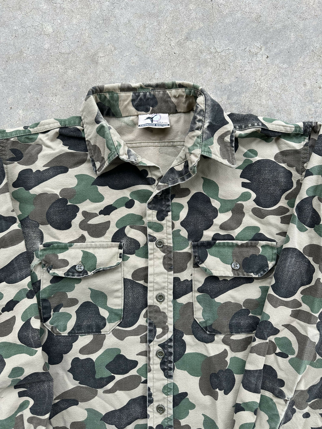 Vintage American Edition Duck Camo Button-Up (XL)