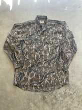 Load image into Gallery viewer, Vintage Mossy Oak Treestand Camo Strap Shirt (XL)