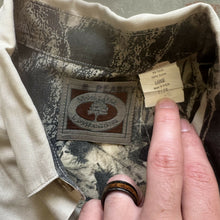 Load image into Gallery viewer, Vintage Mossy Oak Breakup Camo Companions “TIP” Turkey Shirt (L)