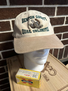 Benton Co. Quail Unlimited Sponsor Hat - 10th anniversary