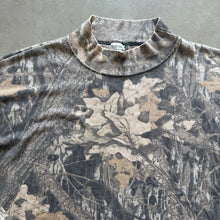 Load image into Gallery viewer, Vintage Mossy Oak Breakup Camo Mock Neck Shirt (XL)