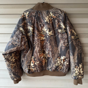 00’s Columbia Mossy Oak Break Up Bomber Jacket (XL/XXL)