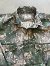 Load image into Gallery viewer, Vintage Mossy Oak Shadow Leaf Camo Button Up Shirt (XL)