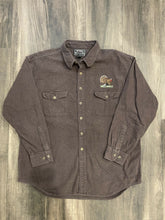 Load image into Gallery viewer, Vintage Turkey Embroidered Chamois Shirt (XL)