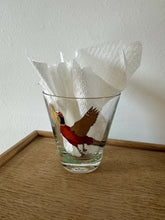 Load image into Gallery viewer, Double Rocks Bar Glass Hazel Atlas Pheasant 22k gold rim