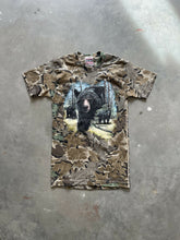 Load image into Gallery viewer, Vintage Realtree Advantage Camo Bear T-Shirt (Youth)