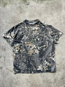 Vintage MossyOak Breakup Camo Pocket T-Shirt (M/L)