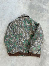 Load image into Gallery viewer, Vintage Mossy Oak GreenLeaf Collared Insulated Bomber Jacket (M/L)