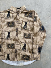 Load image into Gallery viewer, 00’s Labrador Retriever Button Up Shirt (M)
