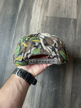 Load image into Gallery viewer, Vintage Mossy Oak Greenleaf Camo “Best Distributing CO.” SnapBack Hat