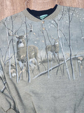 Load image into Gallery viewer, Vintage Forest Glen Deer AOP Sweatshirt 2XL