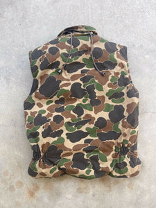 Vintage Trophy Club Duck Camo Vest (M)