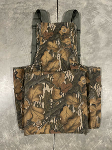 90’s Mossy Oak Fall Foliage Strap Vest w/ Seat (XL/XXL) 🇺🇸