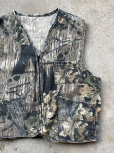 Vintage MossyOak Breakup camo Bird Hunting Vest (L)