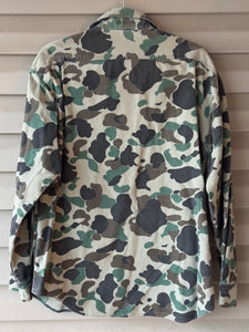 80’s Prentiss Old School Camo Chamois Shirt (L) 🇺🇸