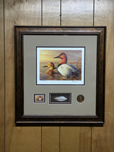 Load image into Gallery viewer, Adam Grimm 2015 Federal Duck Stamp Ducks Unlimited Framed Print (20.75”x19.50”)