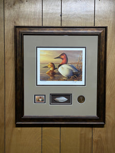 Adam Grimm 2015 Federal Duck Stamp Ducks Unlimited Framed Print (20.75”x19.50”)