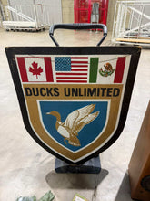 Load image into Gallery viewer, Masonite Hand Painted Ducks Unlimited Sign