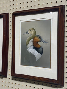 Meline Duck Prints Matted and Framed Set (12.75”x15.75”)