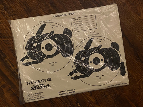 Winchester Western Cottontail Rabbit Target (11”x8.5”) 🇺🇸