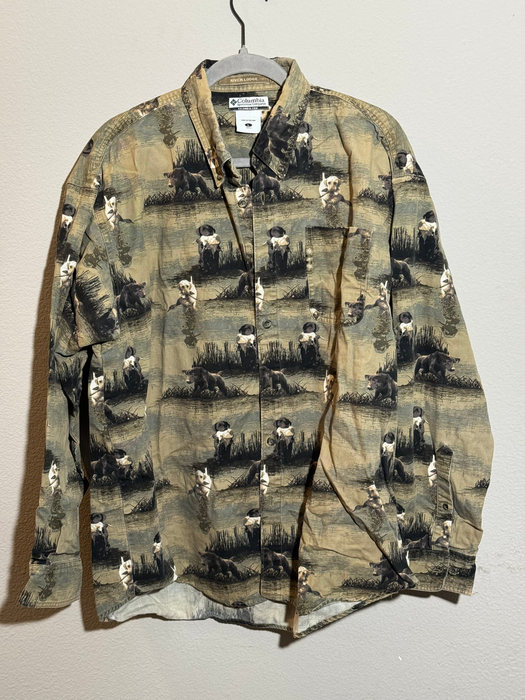 Columbia Labrador Print Shirt (L)